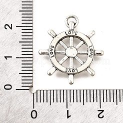 Tibetan Style Alloy Pendant Rhinestone Settings&nbsp;TIBE-L008-37AS