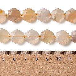 Natural Cherry Blossom Agate Beads Strands&nbsp;G-H344-B01-01