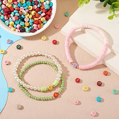 500Pcs 5 Colors Opaque Acrylic Beads&nbsp;OACR-TA0003-87