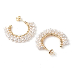 Brass Stud Earrings&nbsp;EJEW-TA00542