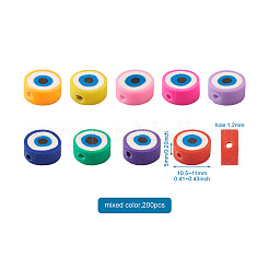 Handmade Polymer Clay Beads&nbsp;CLAY-CD0001-02