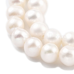 天然養殖淡水パールビーズ連売り  ポテト  アンティークホワイト  6~6.5mm  穴：0.7mm  約30個/連  6.89インチ（17.5cm）&nbsp;PEAR-C003-23-X