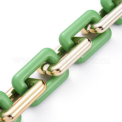 Handmade CCB Plastic Cable Chains&nbsp;AJEW-JB00669-02