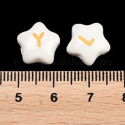 Handmade Printed Porcelain Beads&nbsp;PORC-T136-01E