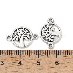 Tibetan Style Alloy Tree of Life Connector Charms&nbsp;TIBE-S324-17AS