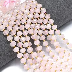 Natural Rose Quartz Beads Strands&nbsp;G-K389-E34-01
