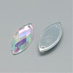 Sew on Rhinestone&nbsp;GACR-Q027-6x12-01