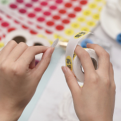 10 Sheets Paper Self-Adhesive Number Round Stickers and 5 Rolls Discount Round Dot Roll Stickers&nbsp;STIC-CA0001-03
