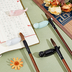 4Pcs 4 Colors Porcelain Chopsticks Rests&nbsp;DIY-WR0004-70