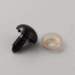 レジン人形の目  クラフトアイ  工芸用  かぎ針編みのおもちゃとぬいぐるみ  ラウンド  ブラック  19.5x16mm&nbsp;FIND-TAC0011-91F