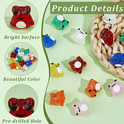 14Pcs 7 Colors Frog Home Decorations&nbsp;LAMP-PA0001-71