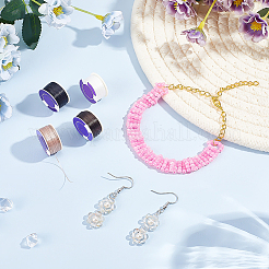 4ロール4種類のナイロン糸  DIYジュエリーアクセサリーナイロンシードビーズスペシャルライン  ミックスカラー  0.1~0.3mm  50ヤード/ロール  1ロール/スタイル&nbsp;NWIR-PH0002-50