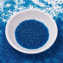 MIYUKIデリカビーズ  シリンダー  日本製シードビーズ  11/0  （db0714)透明カプリブルー  1.3x1.6mm  穴：0.8mm  約2000PCS /ボトル  10 G /ボトル&nbsp;SEED-JP0008-DB0714