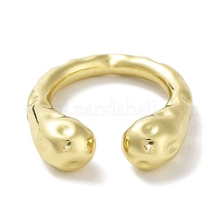Rack Plating Brass Cuff Rings&nbsp;RJEW-D025-05G