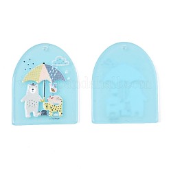 Translucent Cellulose Acetate(Resin) Pendants&nbsp;KY-T040-38