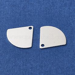 真鍮チャーム  カドミウムフリー＆鉛フリー  ファンチャーム  925銀メッキ  12x13x0.5mm  穴：1.2mm&nbsp;KK-P259-08S
