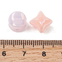 UV Plating Opaque Acrylic Beads&nbsp;OACR-G058-05