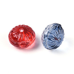 Baking Paint Transparent Glass Beads&nbsp;DGLA-T004-39M