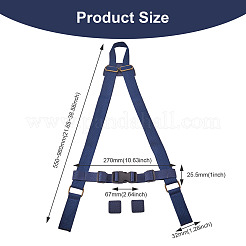 3Pcs Nylon Backpack Straps&nbsp;FIND-GN0001-20B