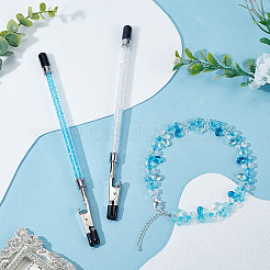 2Pcs Iron and PVC and Acrylic Alligator Memo Clips&nbsp;FIND-SC0011-26B