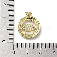Brass Micro Pave Cubic Zirconia Pendants&nbsp;KK-Q808-03G