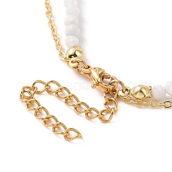 Brass Moon & Star Charms Double Layer Necklace&nbsp;NJEW-JN04142