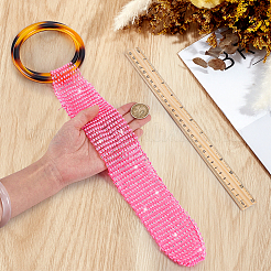 Sparkly Rhinestone Wine Bottle Bag&nbsp;AJEW-WH0609-899A