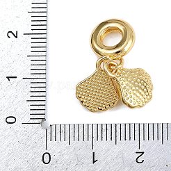 Brass European Dangle Charms&nbsp;KK-N271-35G