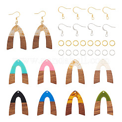 DIY V-shape Dangle Earrings Making Kit&nbsp;DIY-BY0001-42