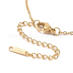 Ion Plating(IP) 304 Stainless Steel 3D Butterfly Pendant Necklace for Women&nbsp;NJEW-A004-27G