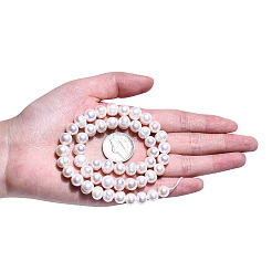 Natural Cultured Freshwater Pearl Beads Strands&nbsp;PEAR-N013-07H