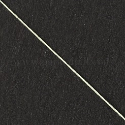 蓄光ポリエステルコード  ラウンド  淡緑色  0.1mm  約109.36ヤード（100m）/ロール&nbsp;OCOR-WH0071-010B