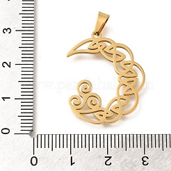 304 Stainless Steel Pendants&nbsp;STAS-R131-04G