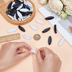 48Pcs Resin Safety Pin Brooches&nbsp;JEWB-OC0001-11A