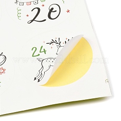 Christmas Advent Calendar Stickers&nbsp;DIY-L050-A07