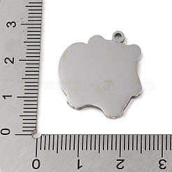 Non-Tarnish 201 Stainless Steel Pendants&nbsp;STAS-C095-25P