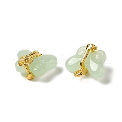Imitation Jade Glass Pendants&nbsp;GLAA-K065-01G