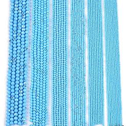 電気メッキオペークソリッドカラーガラスビーズ連売り  半分虹メッキ  多面カット  ロンデル  空色  2.3~2.7x1.5mm  穴：0.4mm  約135~140個/連  26~27cm&nbsp;EGLA-A044-P1mm-L08
