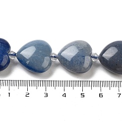 Dyed & Heated Natural Blue Aventurine Beads Strands&nbsp;G-C150-A23-01