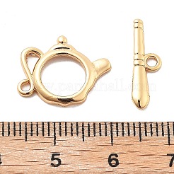 Brass Toggle Clasps&nbsp;KK-L222-010G