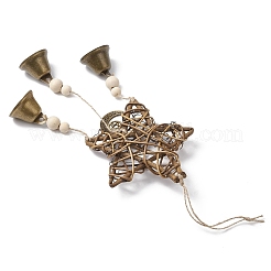 Iron Bell Pendant Decoration&nbsp;HJEW-TA00374