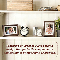 4Pcs Rectangle Wood Photo Frame Stand&nbsp;AJEW-WA0004-82A