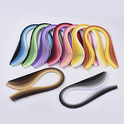 DIY Paper Quilling Strips Sets: Random Color Paper Quilling Strips&nbsp;DIY-S038-002