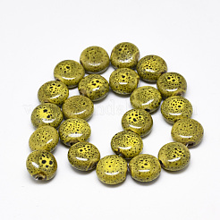 Handmade Porcelain Beads&nbsp;PORC-S496-F-14mm