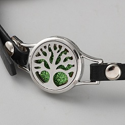 Leather & Alloy Watch Bands&nbsp;AJEW-WH0248-692P-05