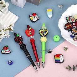 Teacher's Day Theme DIY Silicone Beadable Pen Making Kit&nbsp;DIY-SZ0010-06