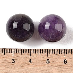 天然アメジスト 穴なし球形ビーズ  ラウンド  16mm&nbsp;G-K353-04D-03