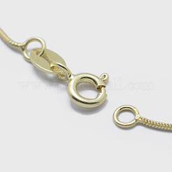 925 Sterling Silver Chain Necklaces&nbsp;STER-F039-10G