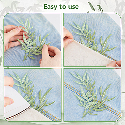 2Pcs 2 Styles Computerized Embroidery Cloth Iron On/Sew On Patches&nbsp;PATC-GA0001-44