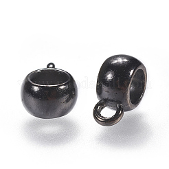 Tibetan Style Alloy Tube Bails&nbsp;TIBEP-LFH251Y-B-LF